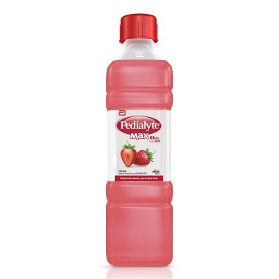 PEDIALYTE MAX CON ZINC 60 FRESA 500 ML