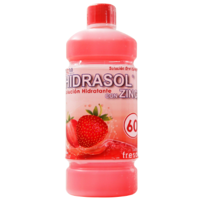 HIDRASOL 60 ZINC FRESA 500ML S.ORAL ICOM
